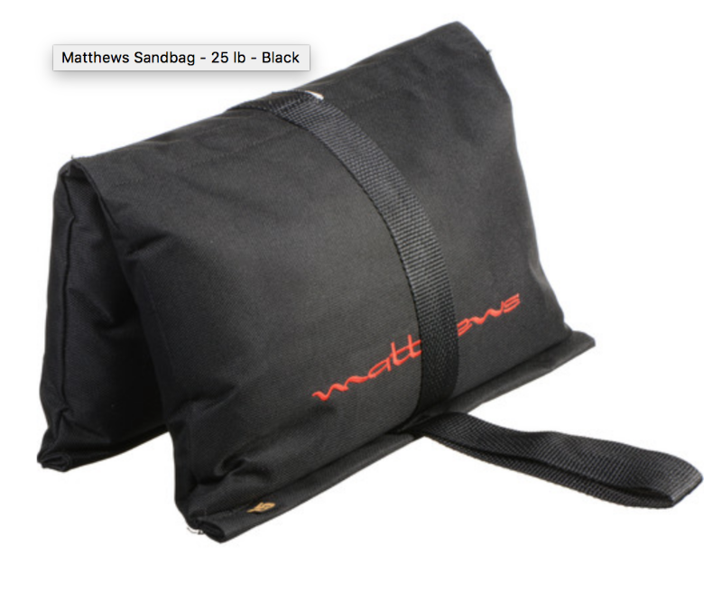 SAND BAG - Matthews production 25lb Sand Bag