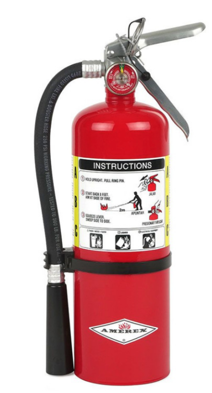 FIRE EXTINGUISHER - 5lb ABC Fire Extinguisher - 2A:10B:C