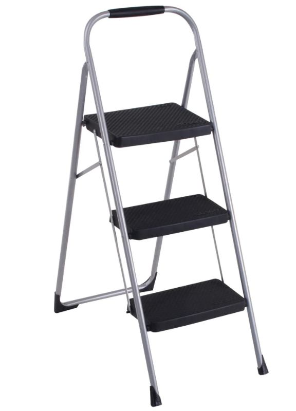 LADDER - 3-Step Steel Lightweight Step Stool