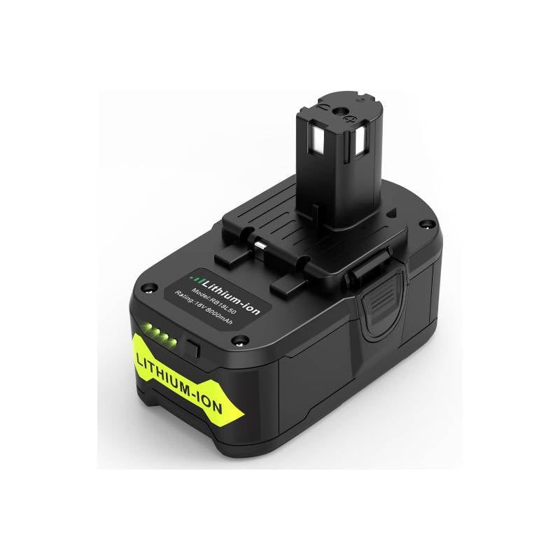For RYOBI RB18L50 18v Battery 144Wh 8000 mAh