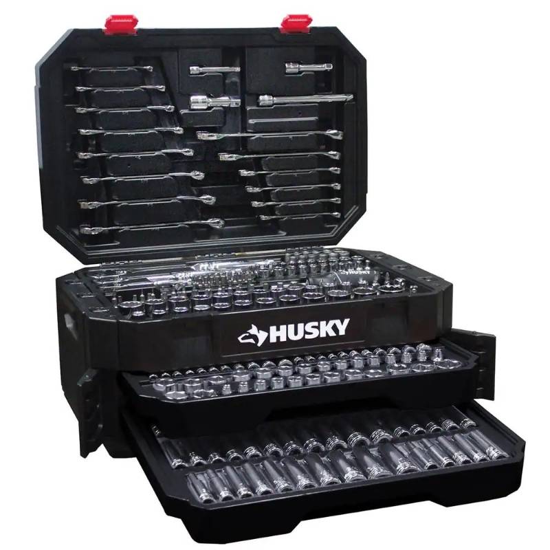 DRIVER SET - HUSKY MECHANICS 1/4, 3/8, 1/2 DRIVE 290 PC TOOLS SET