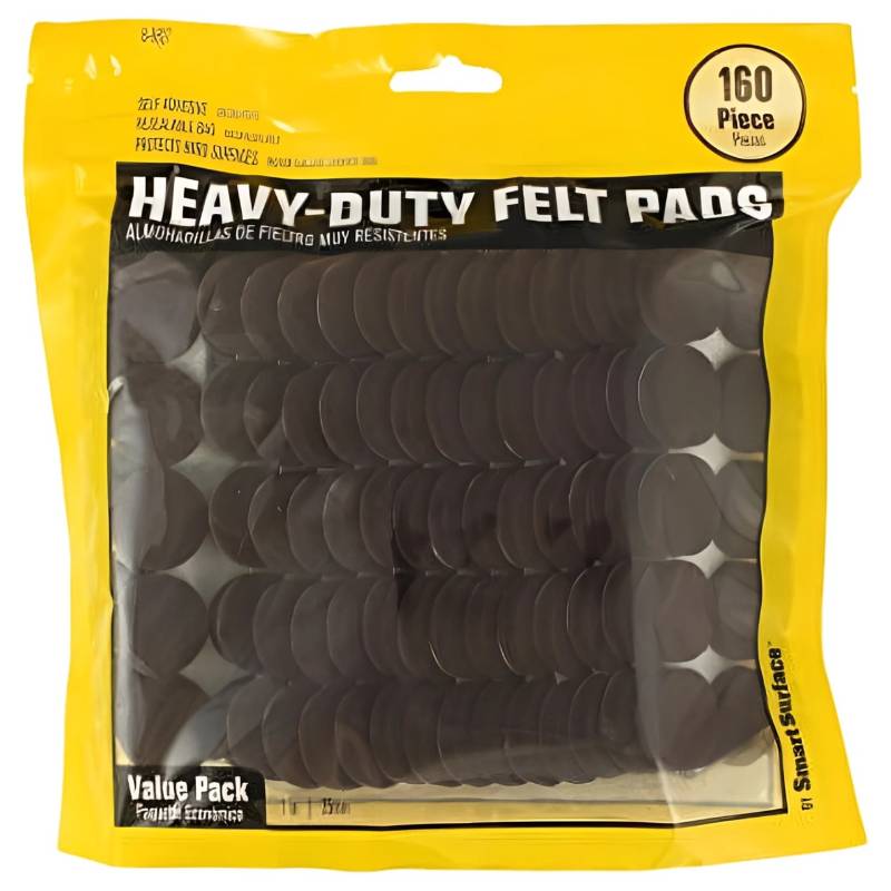 FELT PADS - HEAVY DUTY BROWN FELT PADS 1 Inch