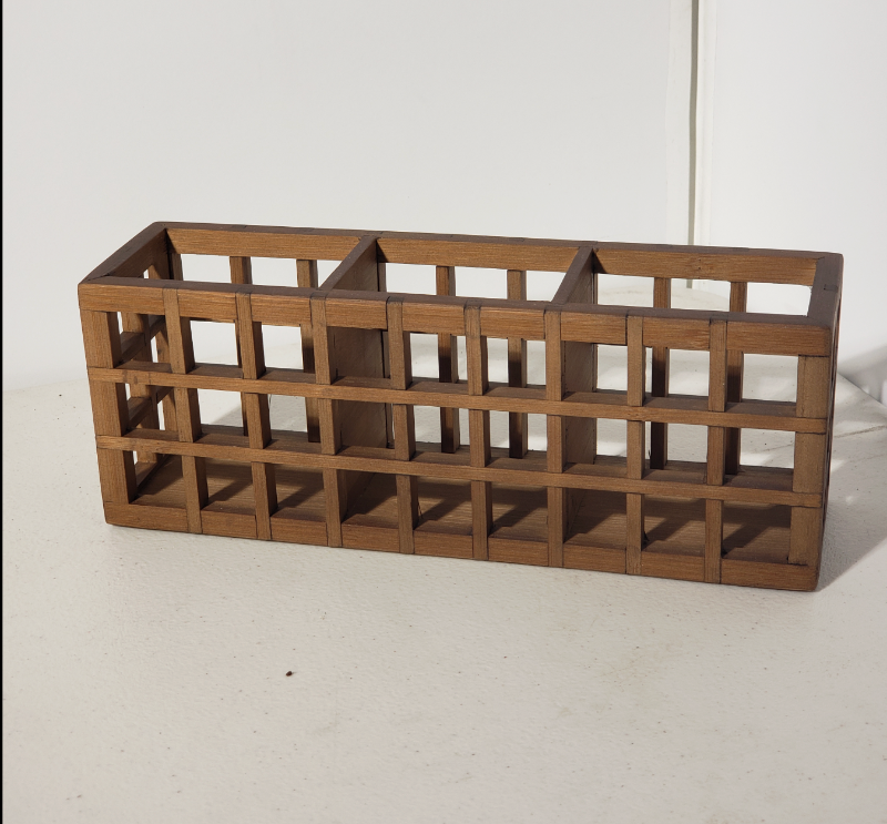 Shoji 3-section pen organizer