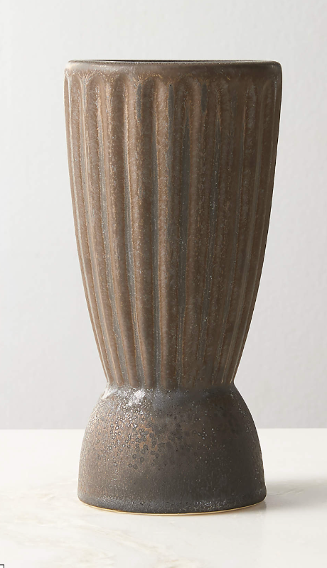 Miramar Fluted Ceramic Vase