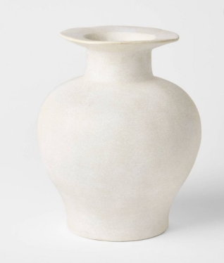 Exaggerated Rim Ceramic Medium Vase