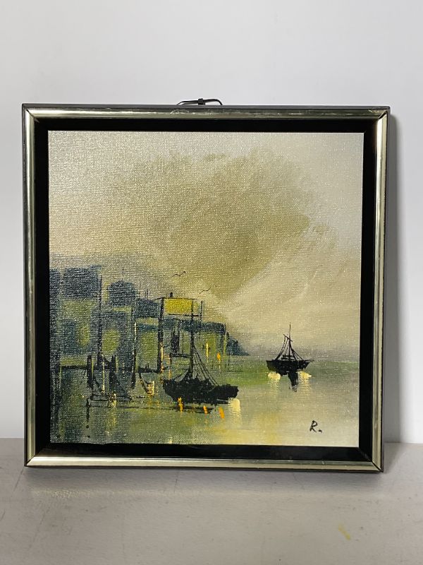 Mid Century Harbor Art