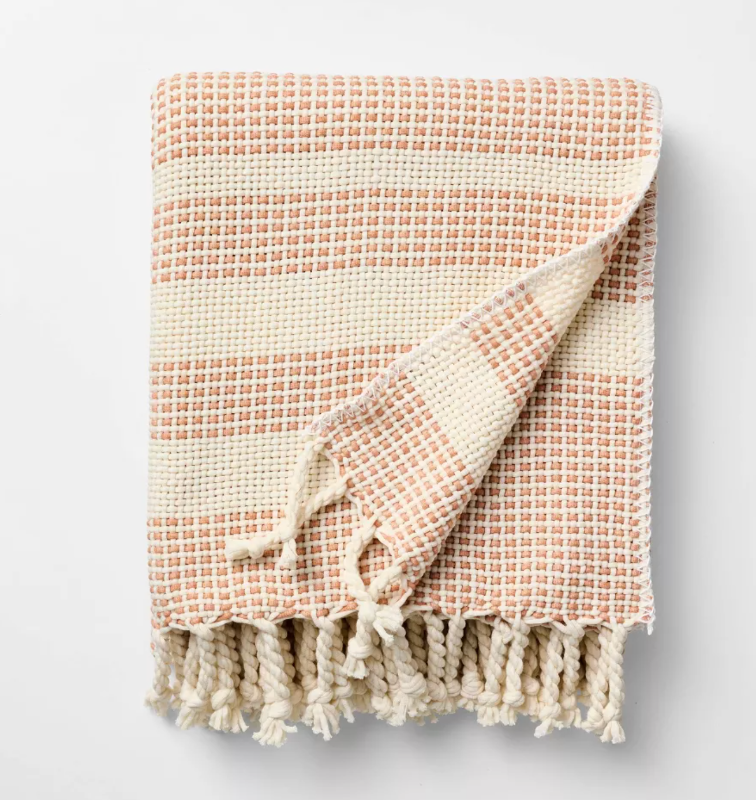 Border Stripe Woven Throw