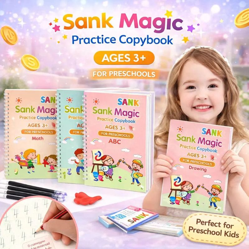 Magic Sank Book (10 refills)