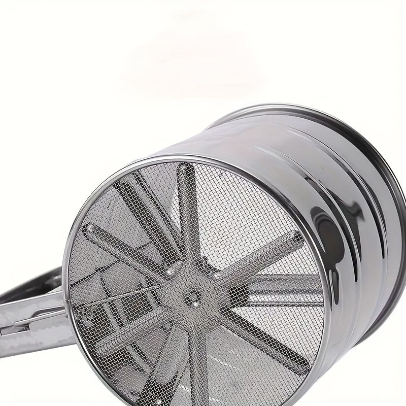 Stainless Steel Flour Sifter Handheld Semi-Automatic