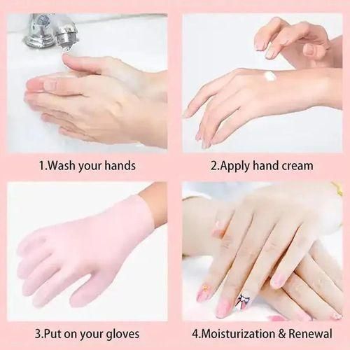 Pack of 2 Moisturizing Silicone Spa Gel Gloves & Socks