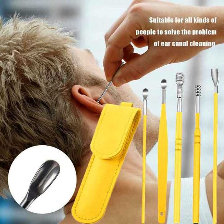 Spiral Professional Ear Wax Removal Tool, Household Ear Cleaning Kit for Adults