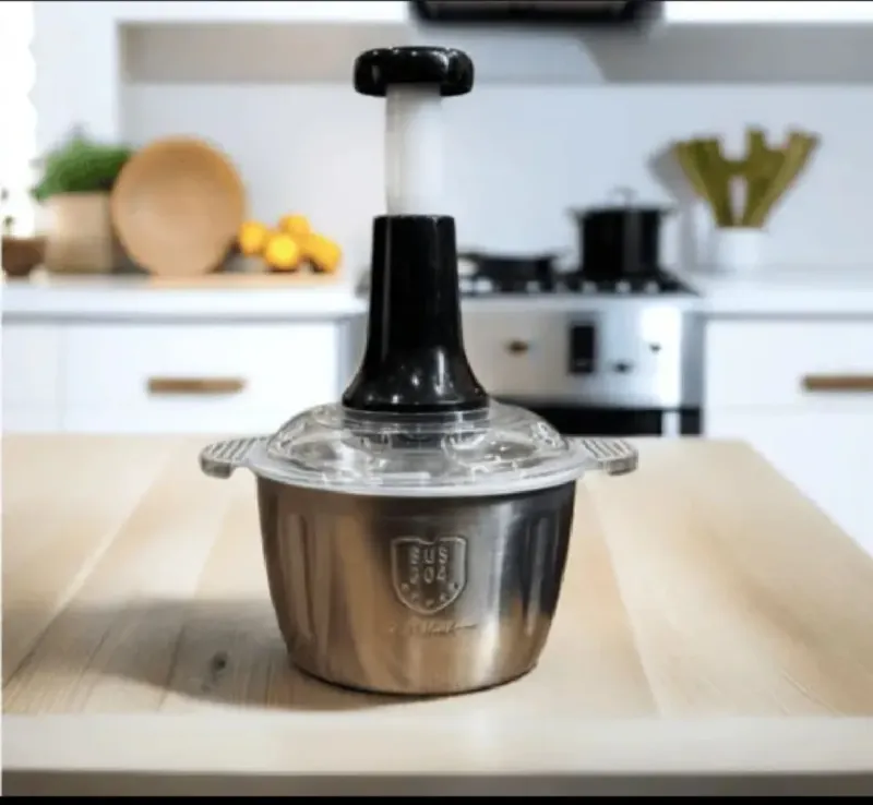 2.0 Litre Premium Quality Meat & Vegetable Push Steel Chopper