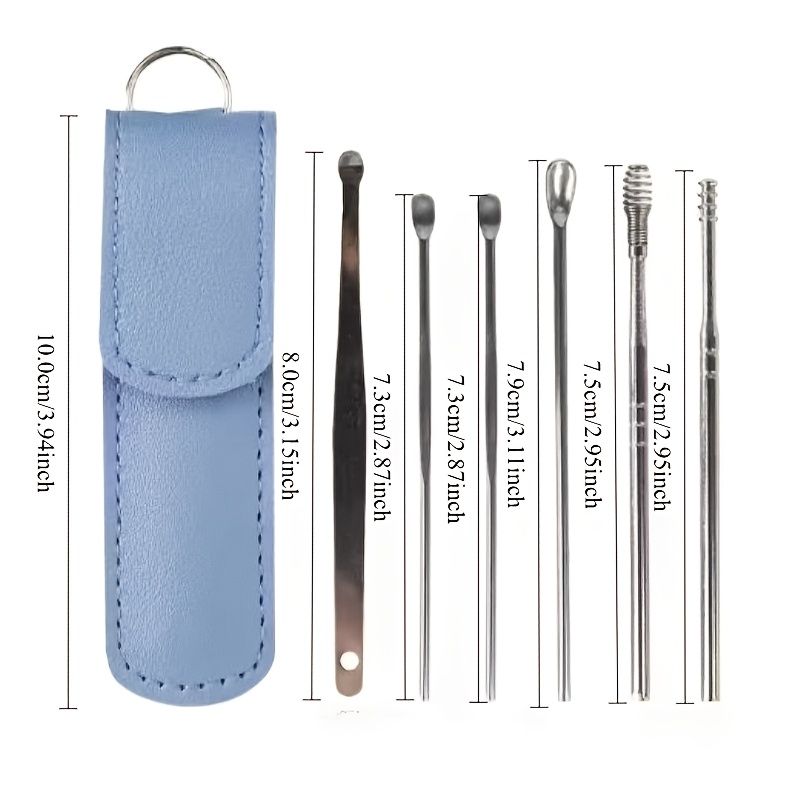 Spiral Professional Ear Wax Removal Tool, Household Ear Cleaning Kit for Adults