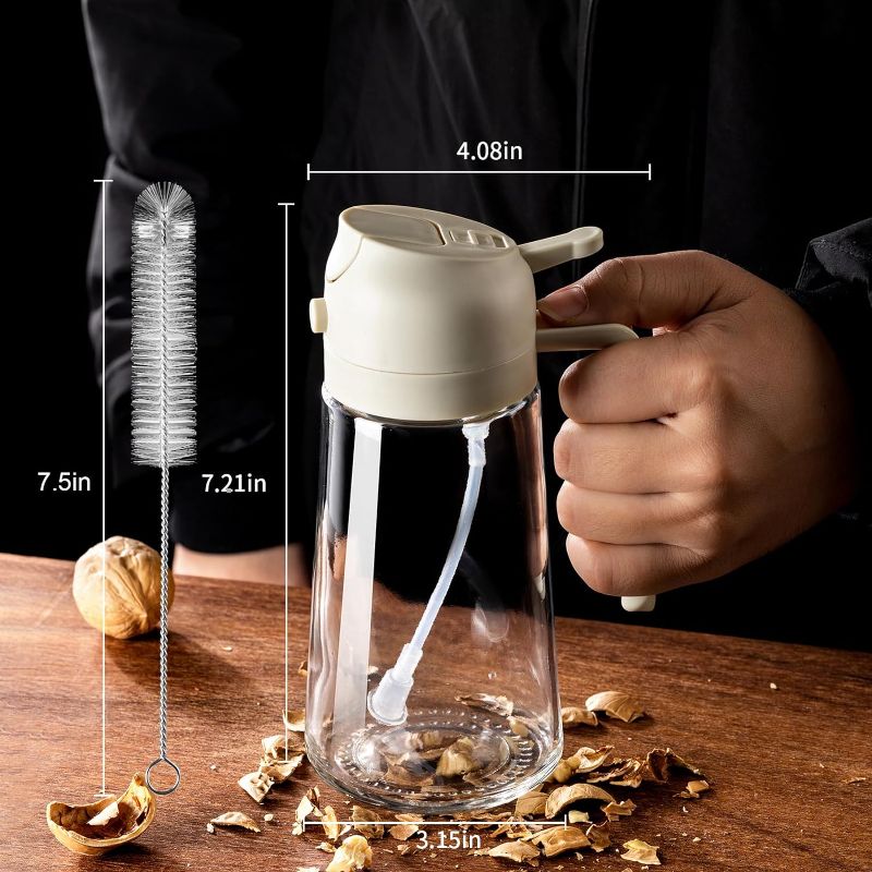 2 in 1 Oil Jug - Sprayer & Dispenser