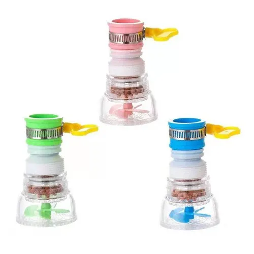 Fan Faucet Clip 360 Degree Rotating Faucet Extender