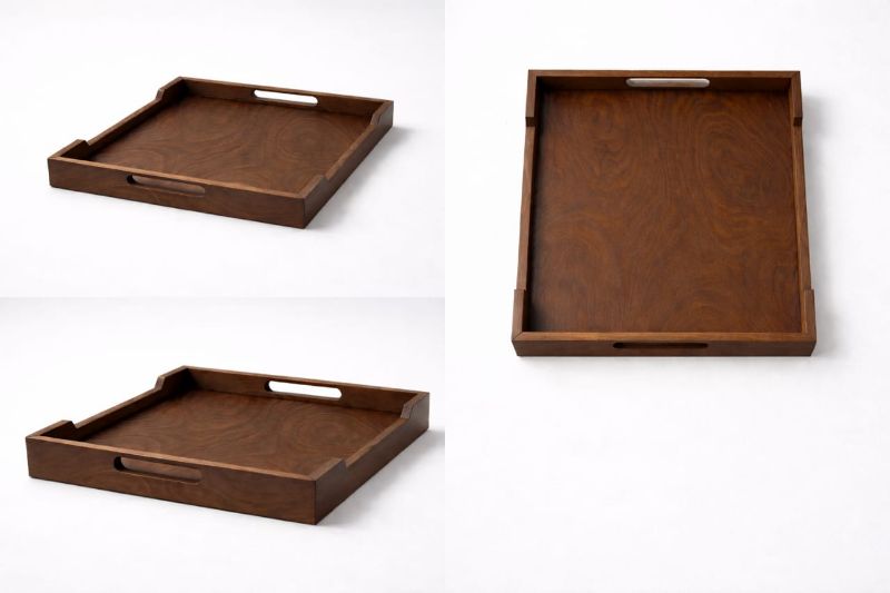 Wooden Serving Tray [3 picese]