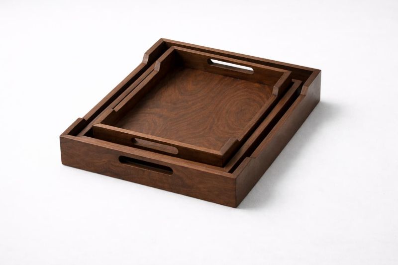 Wooden Serving Tray [3 picese]