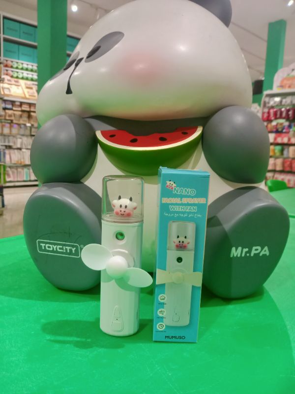 Kipas Nano Spray Pelembab-Putih