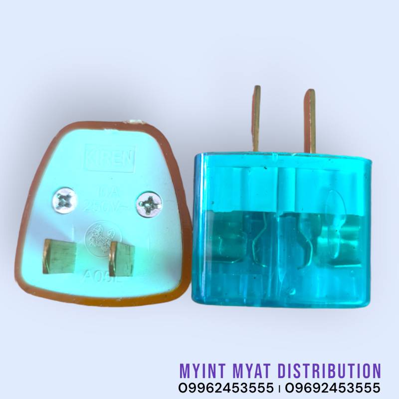 3Pin to 2Pin ( ရောင်စုံခေါင်း Pin အပြား )