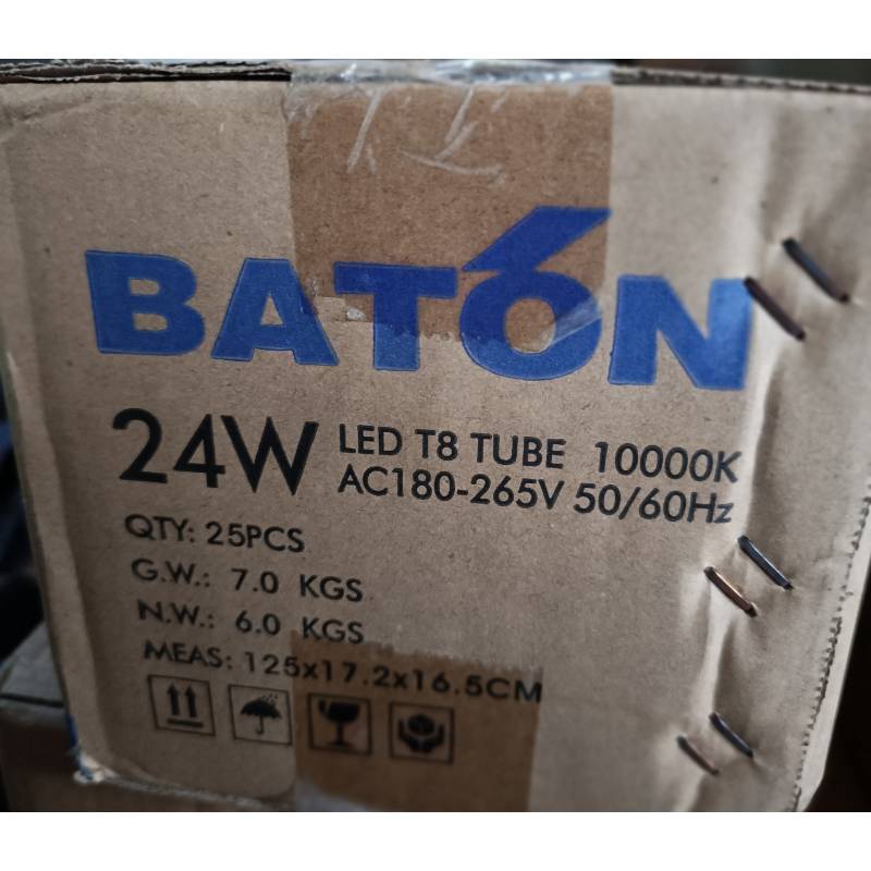 BATON 24W LED 4' Tube ( ၂ဆ လင်း ၄ပေ မီးချောင်း အလွတ် )