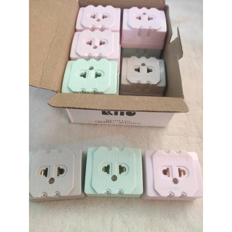 Kito 3Way Sockets - WS 333 (1x12)