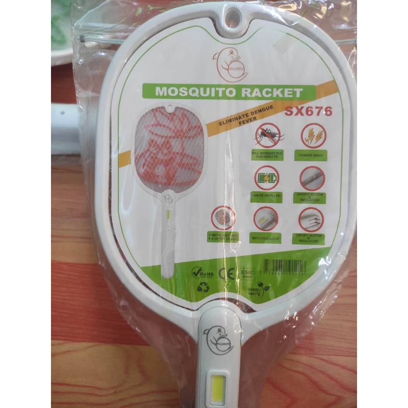 DOLPHIN - SX 676 Mosquito Racket ( 2 Pin )