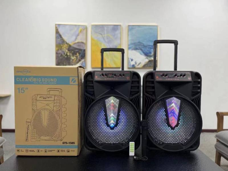 GTS - 1505 15" BT Speaker with Two Mic