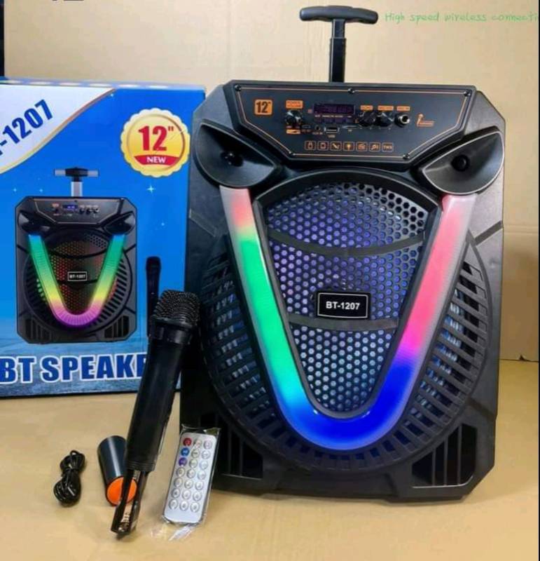 BT - 1207 - 12" Bluetooth Speaker With Wireless Mic