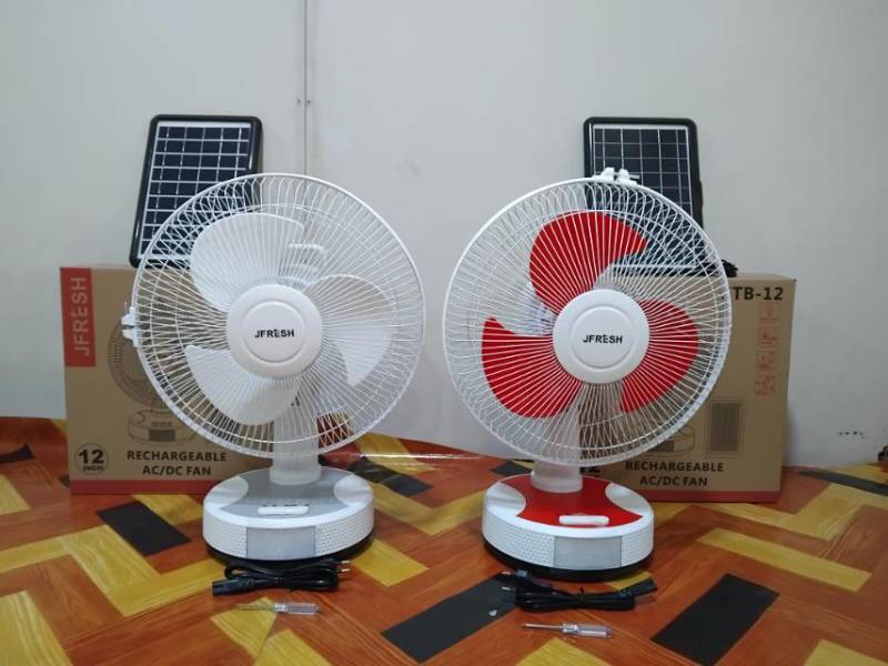 J Fresh STB - 12 12" AC / Solar Fan