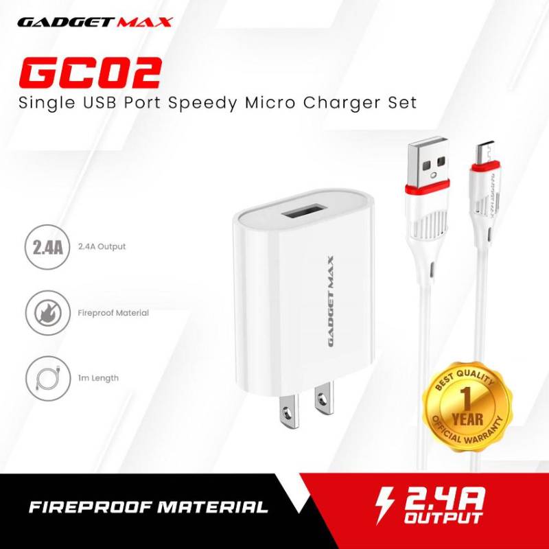 GADGET MAX GC02 Charger Set -  Type C