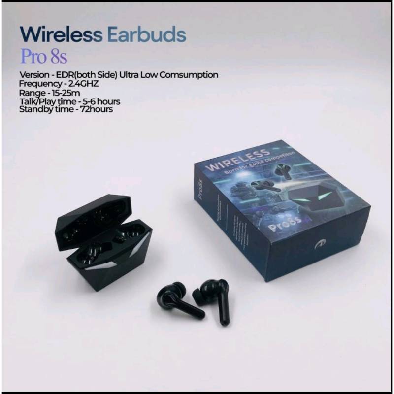 Pro 8S Gaming Wireless Ear Bud