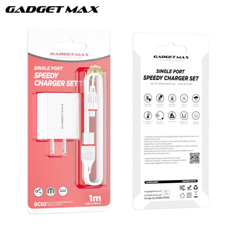 GADGET MAX GC02 Charger Set - Type C