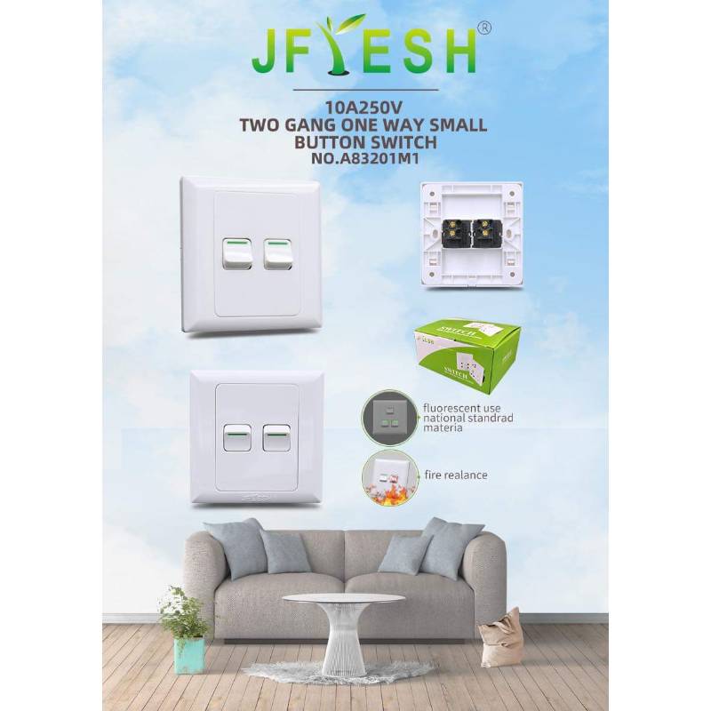 J Fresh 2Gang Switch ( 1x10 )