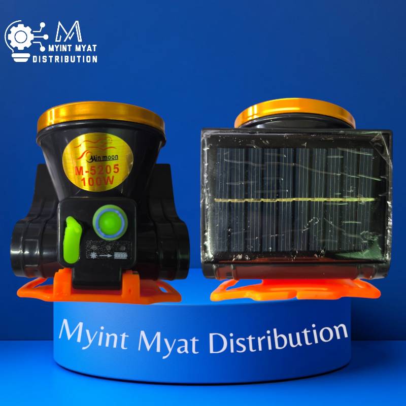 M - 5205 Solar  ခေါင်းစီးဓာတ်မီး