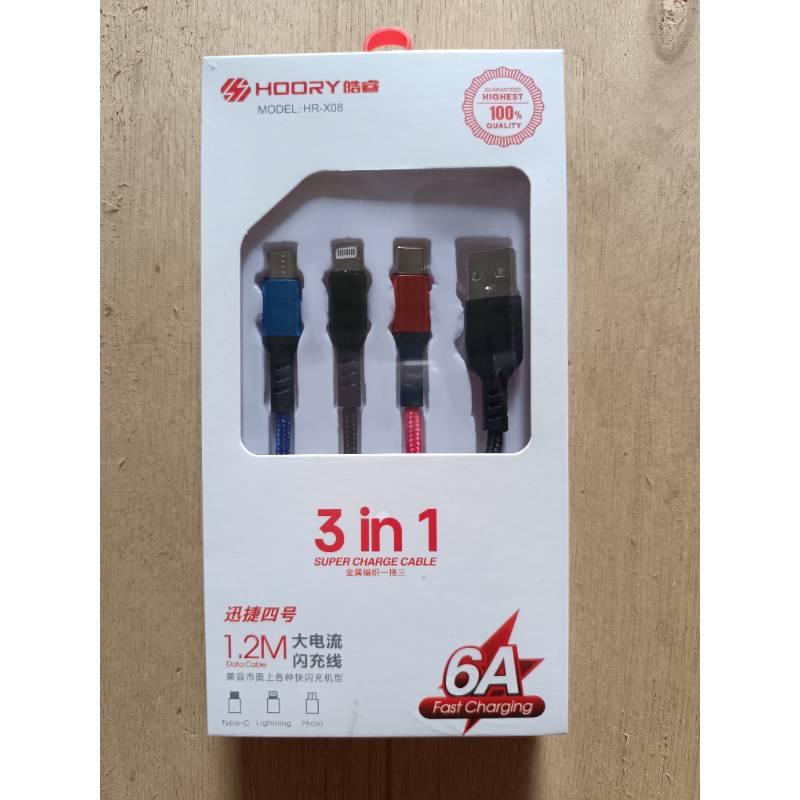 Horry  X-08 3 in1 Cable