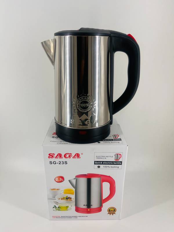 ၃မိနစ်ရေနွေးအိုး - SAGA SG - 23S စတီးအိုး