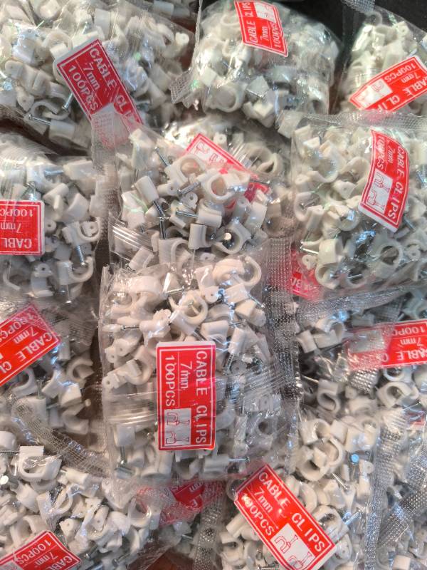 Cable Clip ( 7 mm size - 100 Pcs )