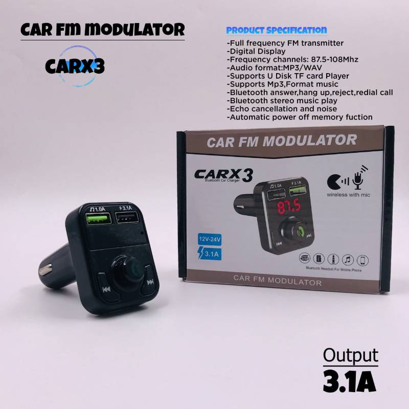 X3 Bluetooth Car Charger