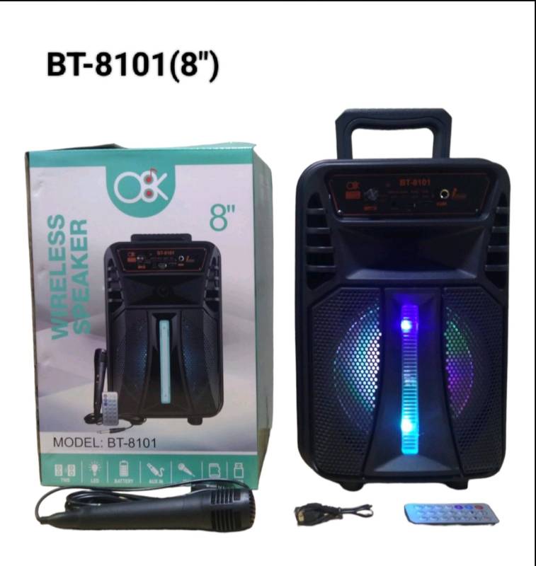 BT - 8101/ 8102 - 8" Bluetooth Speaker With Mic