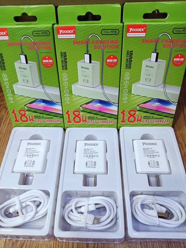 Yoodex M19 - Quick Charge Micro Charger Set
