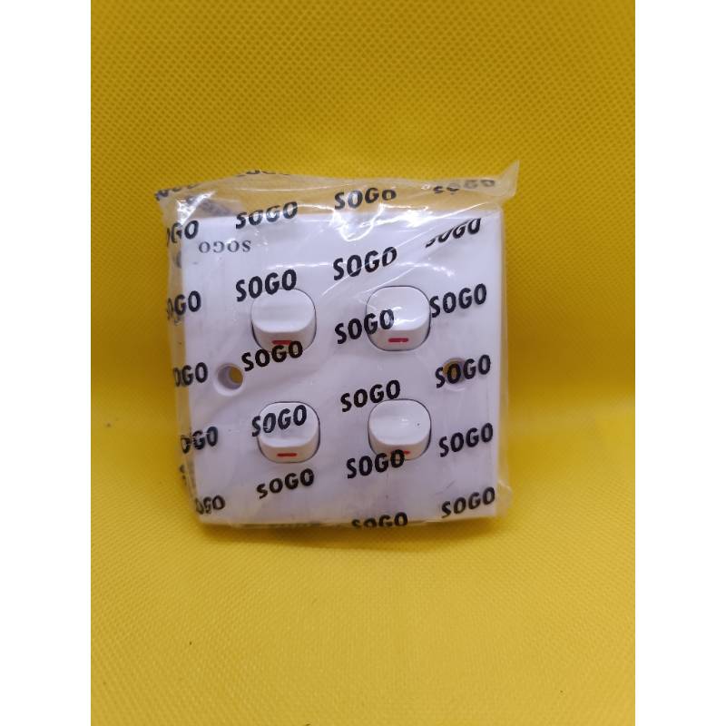 SOGO 4Gang Switch ( 1x10 )