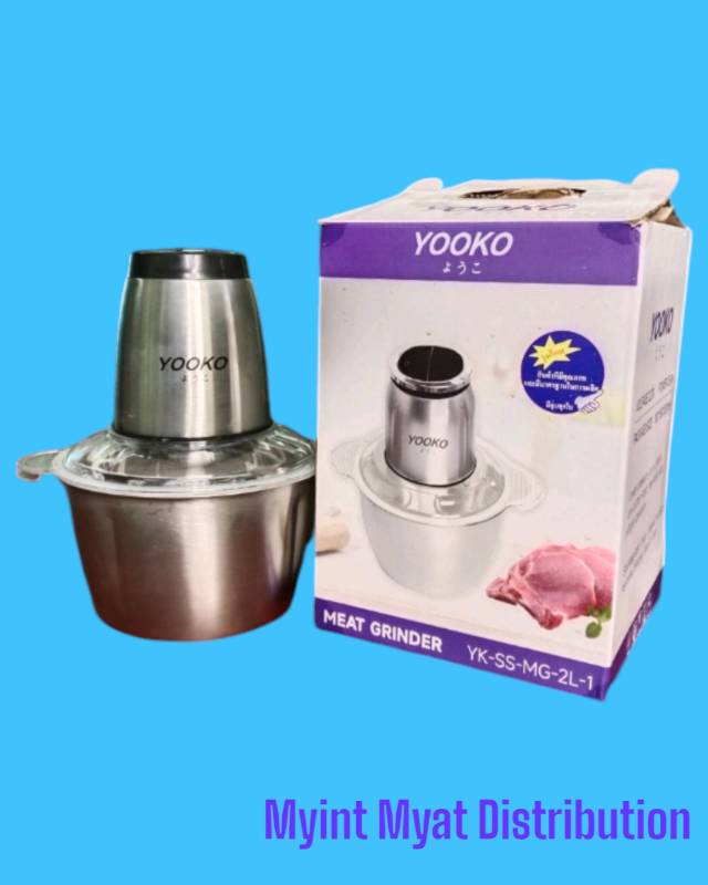 YOOKO ကြိတ်စက် 2L - YK SSMG 2Liter စတီးအိုး