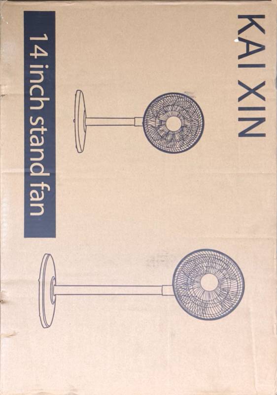 KAIXIN 14" 2Way Stand Fan