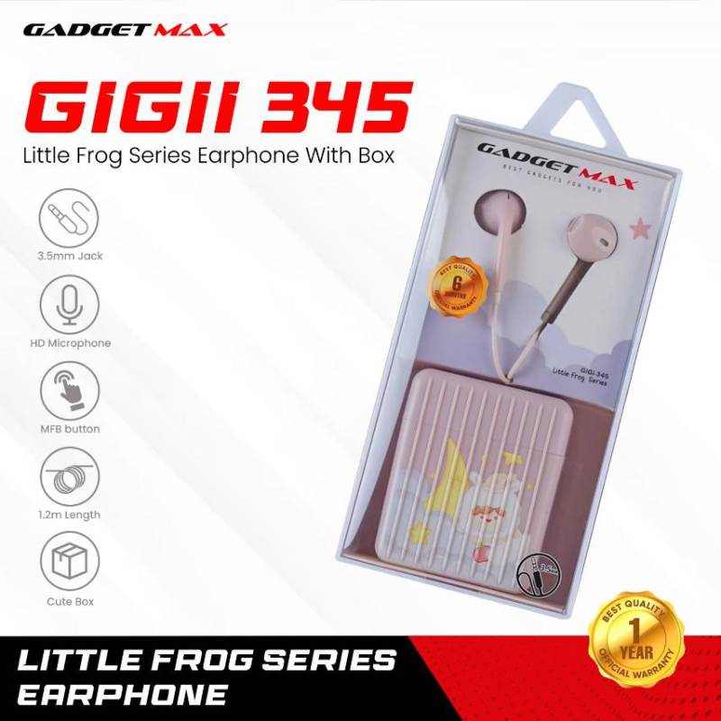 GADGET MAX GIGII 345 - Wired Earphone