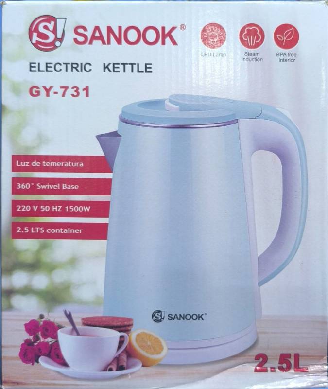 SANOOK  GY731 - 2.5L ဖိုက်ဘာ ရေနွေးအိုး