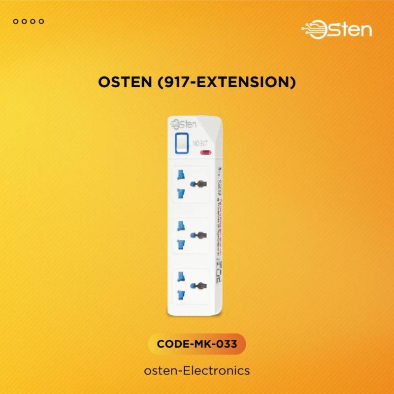 Osten 917 3 Socket Extension - 033