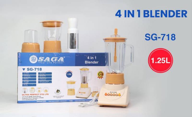 SAGA Blender SG-718 ( 1.2L ) 4 in 1 Blender