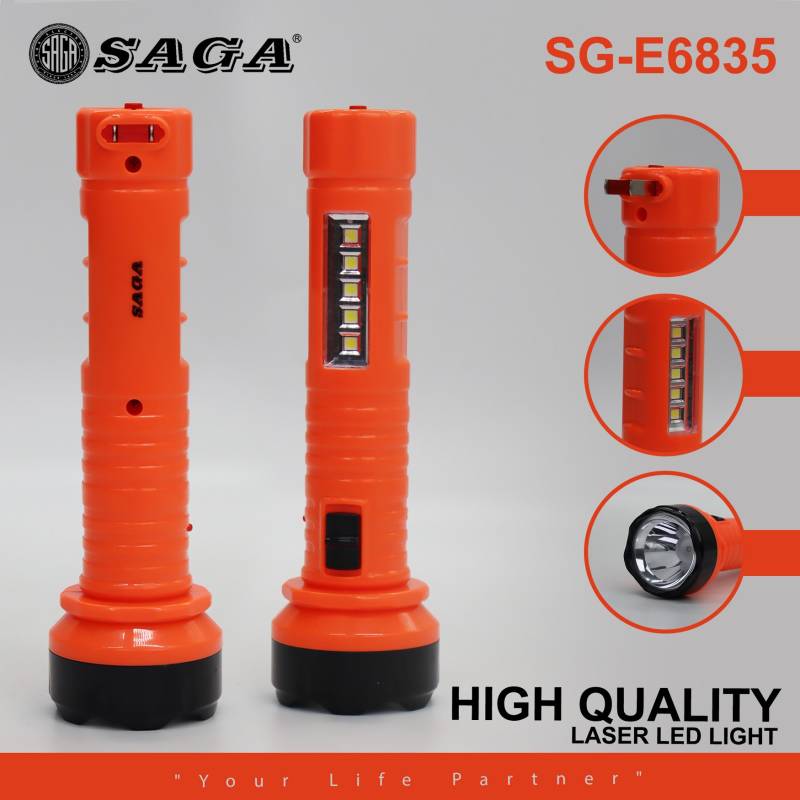 SAGA E - 6835 လက်နှိပ်ဓာတ်မီး