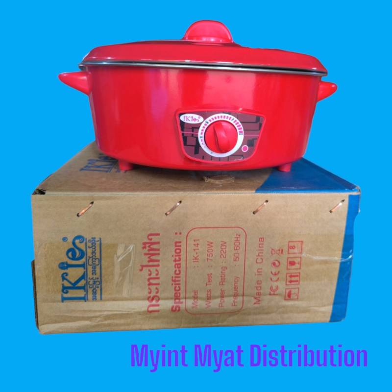 IKIE 10" ဒယ်နီ အဖြူ