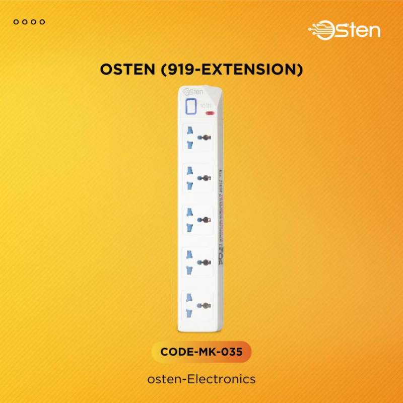 Osten 919 5 Socket Extension - 035